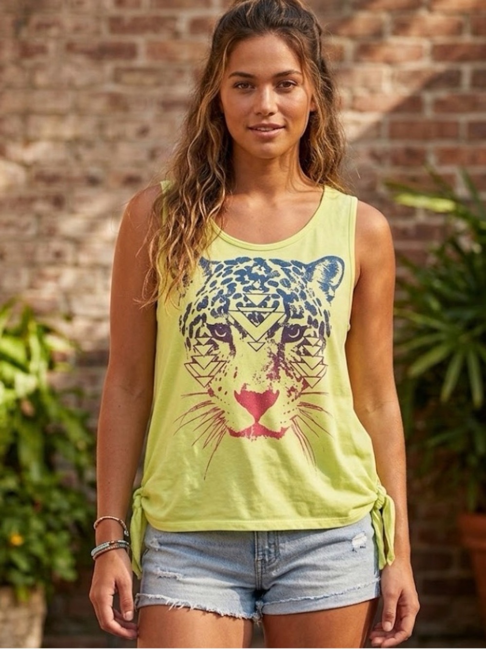 OP Neon Yellow Tank Top